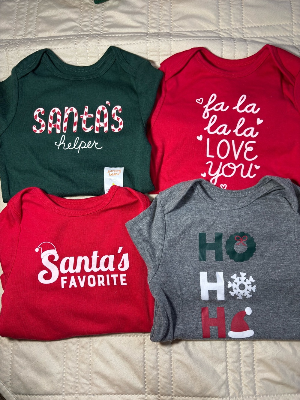BUNDLE 9M Holiday Baby Bodysuits